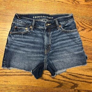 AE Strigid Super High-Waisted Relaxed Denim Short